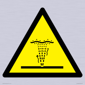 W515 Warning: Geyser (water/air) water jet